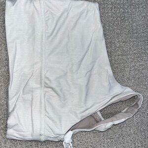 lululemon Ribbed 1 shoulder White sports bra